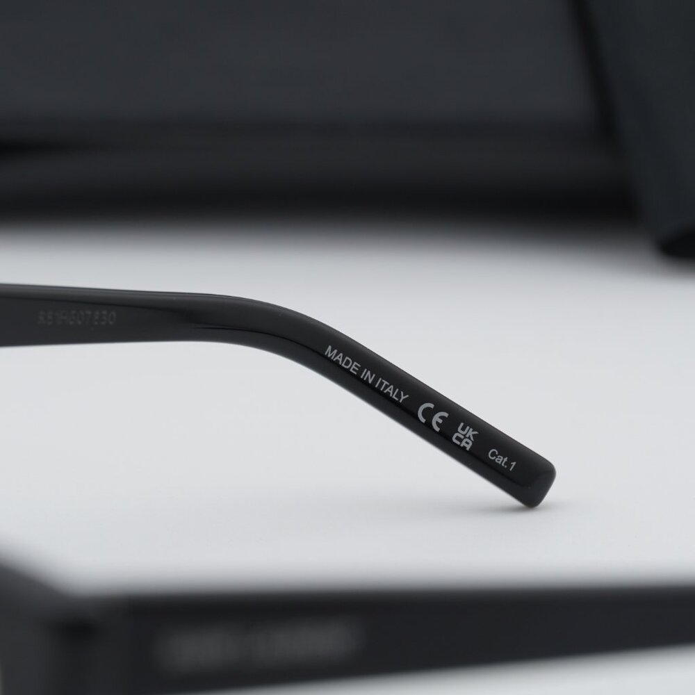 Saint Laurent SL 276 MICA 038 Sunglasses - Shiny Black/Yellow - Picture 9 of 10
